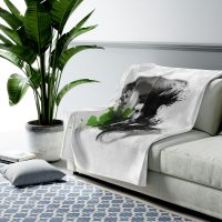 John Calvin Plush Blanket