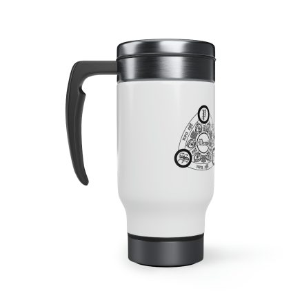 Trinity/Credo Courses Stainless Steel Travel Mug with Handle, 14oz - Image 3