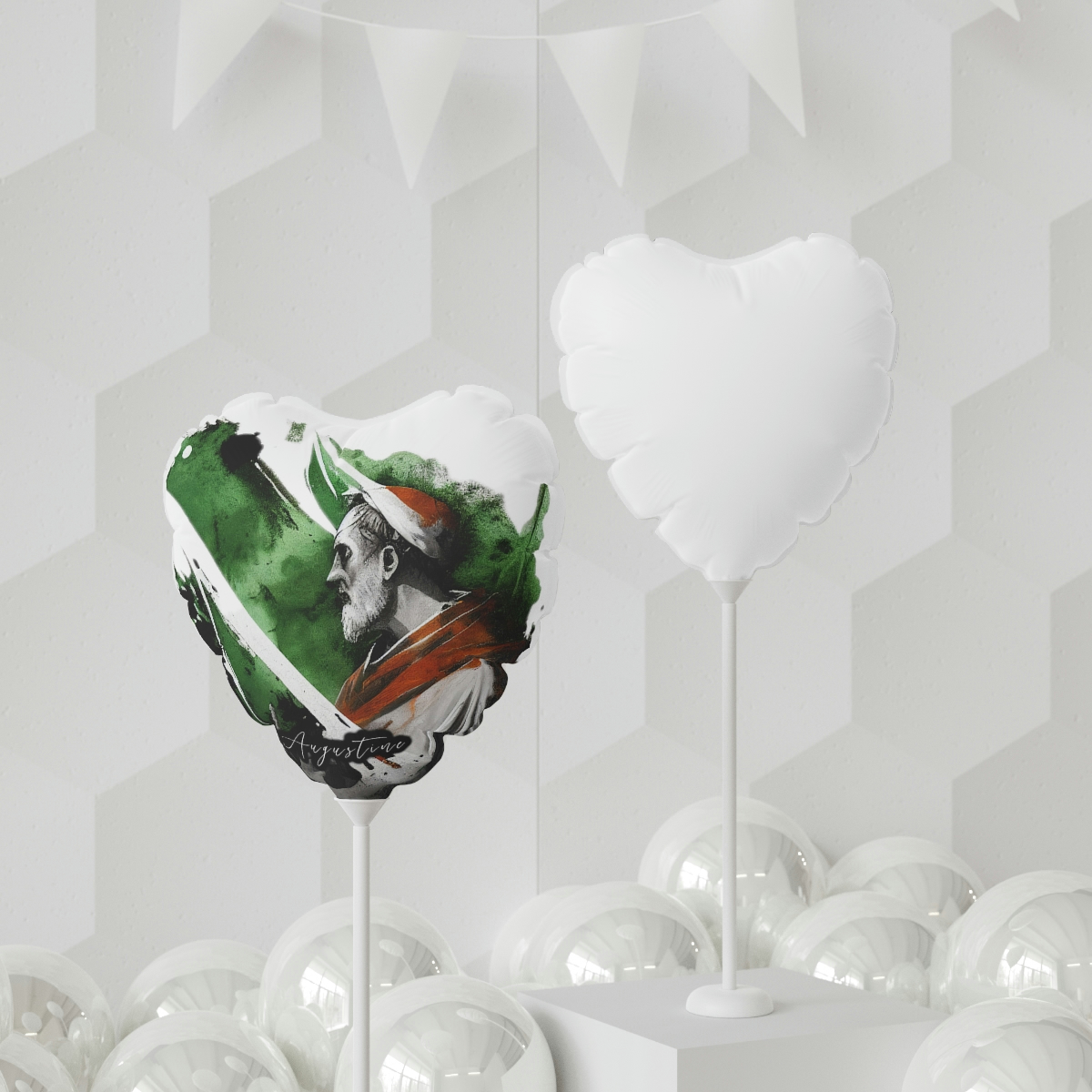 Augustine Balloon (Round and Heart-shaped), 11" - Image 4