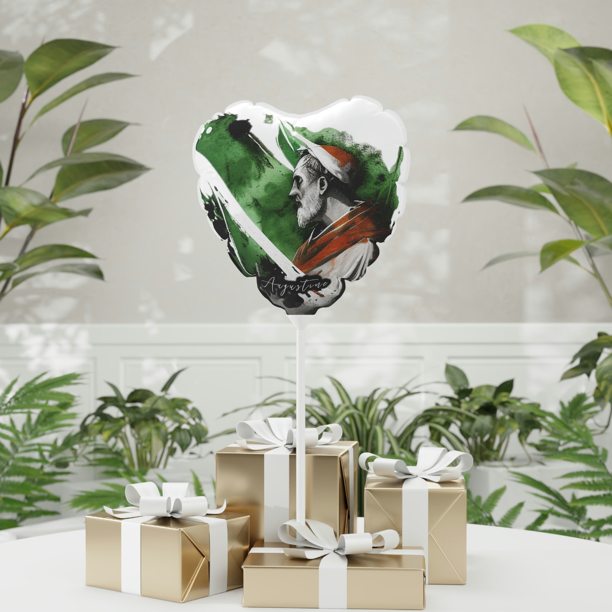 Augustine Balloon (Round and Heart-shaped), 11"